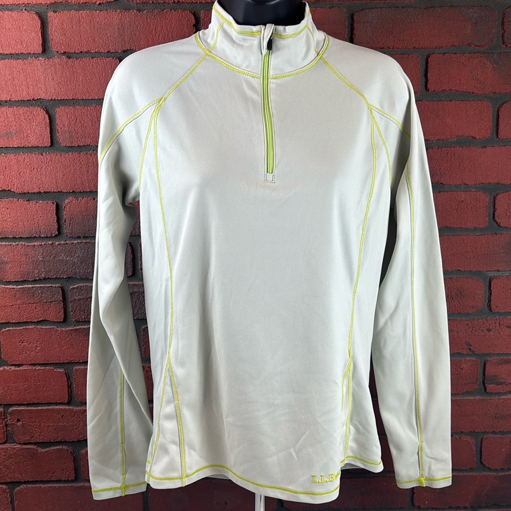 LL Bean Quarter Zip Womans Small
